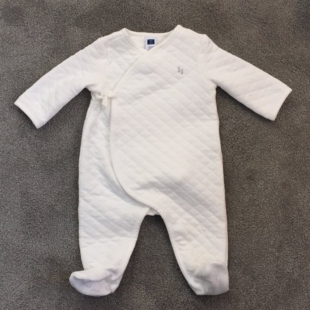 Janie and Jack Quilted onesie NWT 0-3 mo